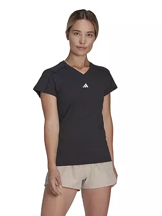 ADIDAS | Damen Fitnessshirt AEROREADY Train Essentials Minimal Branding V-Neck | 