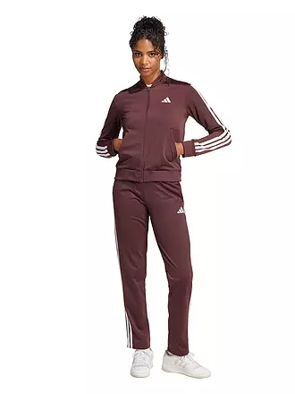 ADIDAS | Damen Trainingsanzug 3S TR TS | dunkelrot