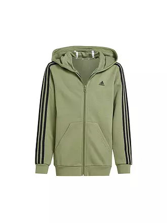 ADIDAS | Kinder Kapuzenjacke Essentials 3-Streifen Fleece  | 