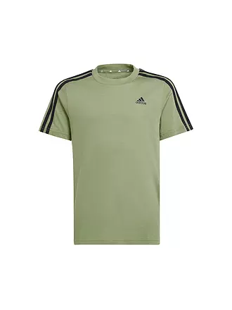 ADIDAS | Kinder T-Shirt Essentials 3-Streifen | olive