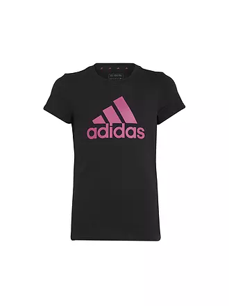 ADIDAS | Mädchen Fitnessshirt Essentials Big Logo Cotton | schwarz