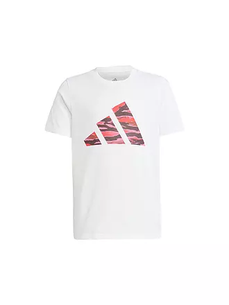 ADIDAS | Mädchen T-Shirt Camo Logo | weiss