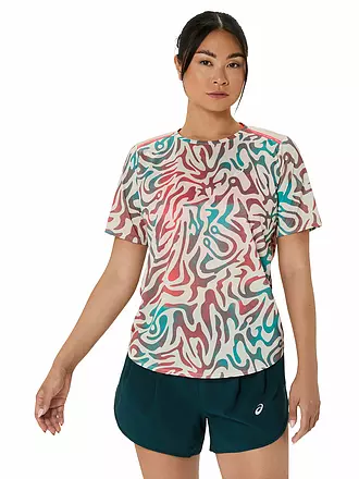 ASICS | Damen Laufshirt Road All Over Print SS Top | bunt