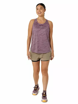 ASICS | Damen Lauftank Road All Over Print | rosa