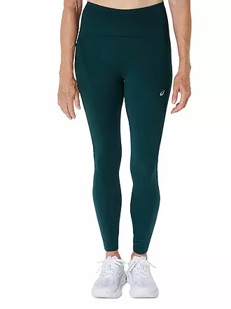 ASICS | Damen Lauftight Road High Waist | dunkelgrün