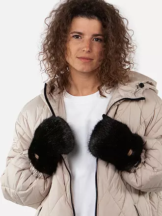 BARTS | Damen Fleecefauster Fur | hellbraun