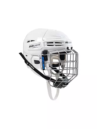 BAUER |  Herren Hockeyhelm IMS 5.0 Combo | weiss