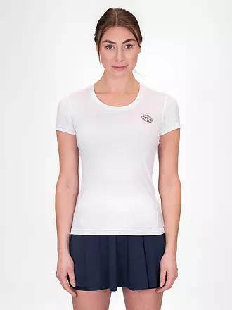 BIDI BADU | Damen Tennisshirt Crew | weiss