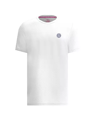 BIDI BADU | Herren Tennisshirt Crew | weiss