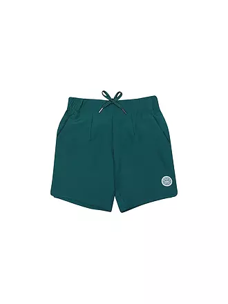 BIDI BADU | Jungen Tennisshort Spike | dunkelgrün