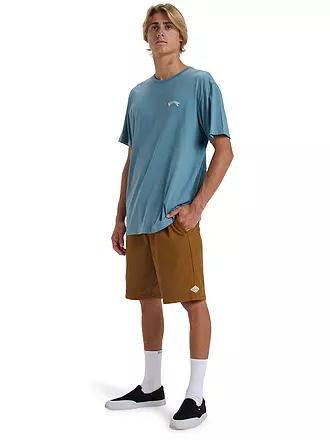 BILLABONG | Herren Beachshirt Arch Crew | hellblau