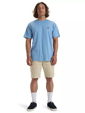 BILLABONG | Herren Beachshirt Crayon Wave | hellblau