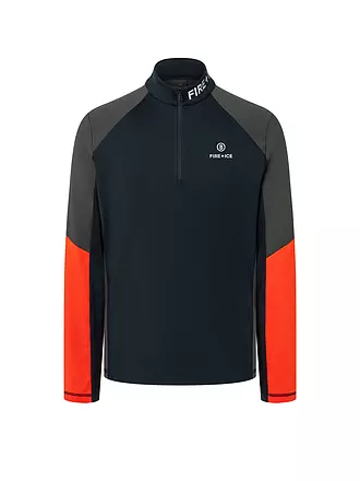 BOGNER FIRE+ICE | Herren Ski Unterzieh Zipshirt Berkan | dunkelblau