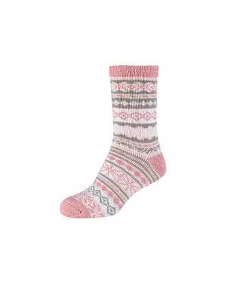 CAMANO | Damen Freizeitsocken Norwegian Cosy | camel