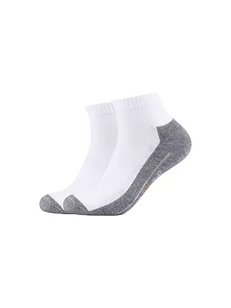 CAMANO | Damen Kurzsocken Sport Quarter Coolmax 2er Pkg. | weiss