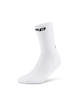 CEP | Herren Laufsocken Mid Cut | weiss