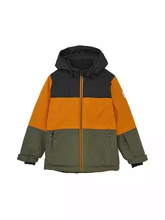 COLOR KIDS | Jungen Skijacke Colorblock | orange