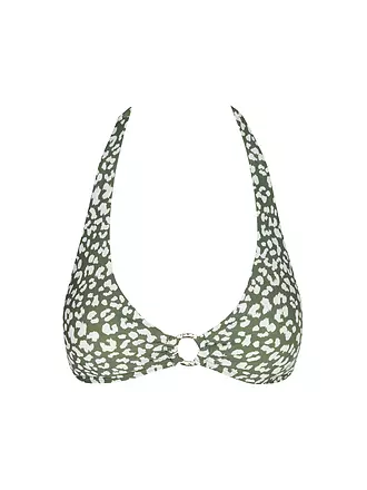 DARLING HARBOUR | Damen Bikinioberteil Neckholder | olive