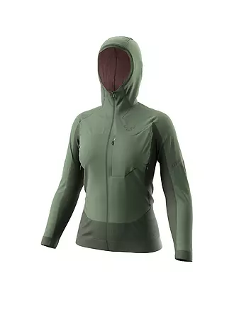 DYNAFIT | Damen Touren Isojacke Tigard Alpha Direct Hoodie | olive