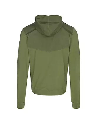 E9 | Herren Fleecejacke Zeta Hoodie | dunkelgrün