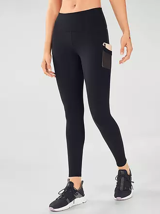 FABLETICS | Damen Fitnesstight On-The-Go PowerHold® High-Waist | schwarz