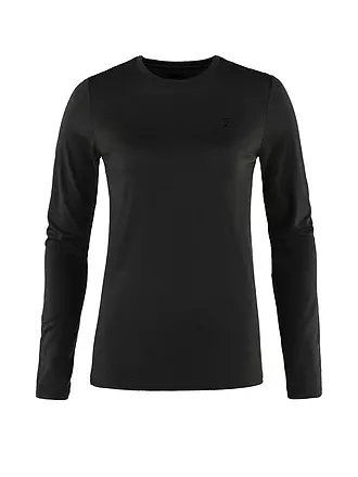 FJÄLLRÄVEN | Damen Funktionsshirt Abisko Wool | schwarz