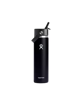 HYDRO FLASK | Trinkflasche Wide Flex Straw Cap 24 oz (710 ml) | schwarz