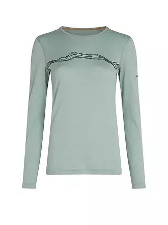 ICEBREAKER | Damen Funktionsshirt Mountain Pulse 200 | dunkelrot