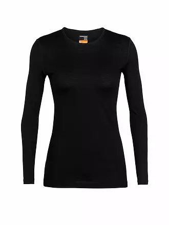 ICEBREAKER | Damen Unterzieh Shirt Oasis 200 | schwarz