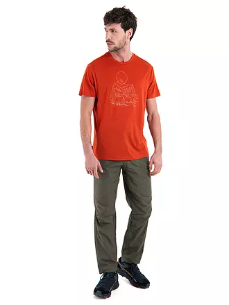 ICEBREAKER | Herren Funktionsshirt Merino 150 Tech Lite III Sunset Tech | kupfer