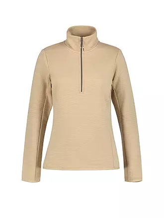 ICEPEAK | Damen Unterzieh Zipshirt Evansdale | beige