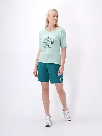 JOY | Damen T-Shirt Melanie Flower Print | mint