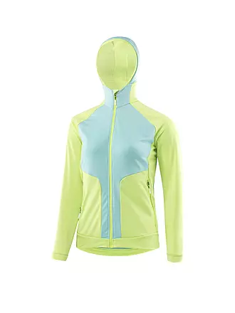 LÖFFLER | Damen Langlaufunterziehshirt Hoody Tech Stretch | hellgrün