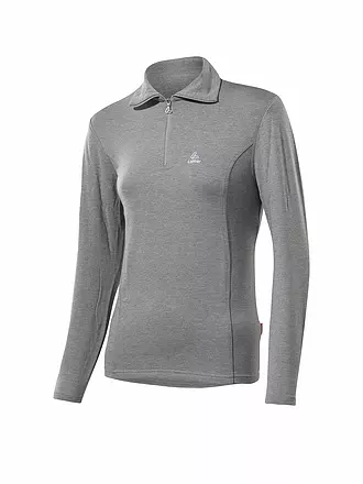 LÖFFLER | Damen TRANSTEX® Zip-Rolli Basic | grau