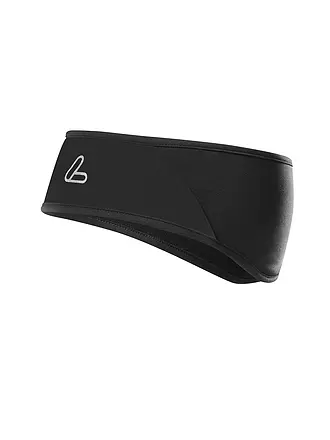 LÖFFLER | Herren Stirnband Windstopper Flaps | schwarz