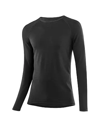 LÖFFLER | Herren Unterziehshirt  TRANSTEX® Merino | schwarz