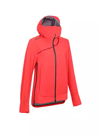 LAMUNT | Damen Wanderjacke Sara Light 3L Hoodie | koralle