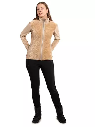 LUHTA | Damen Fleecejacke Ikaala | camel