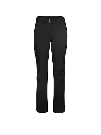 MAMMUT | Damen Softshell Wanderhose Rundbold Winter | schwarz