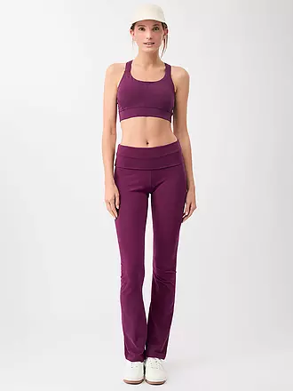 MANDALA | Damen Yoga Hose Classic Rolldown | dunkelgrün