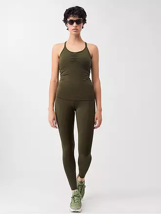 MANDALA | Damen Yoga Top Infinity | olive