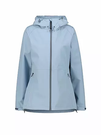 MERU | Damen Wanderjacke Amarante 3L Hoodie | hellblau