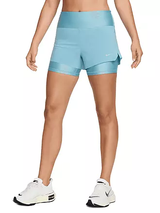 NIKE | Damen 2in1 Laufshort Dri-FIT Swift | hellblau