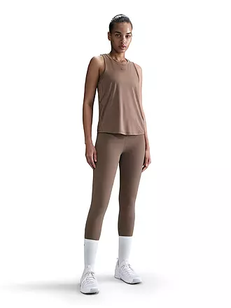 NIKE | Damen Fitnesstank One Classic Dri-FIT | braun