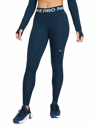 NIKE | Damen Fitnesstight Pro | petrol