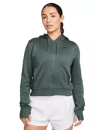 NIKE | Damen Jacke Therma-FIT One | dunkelgrün