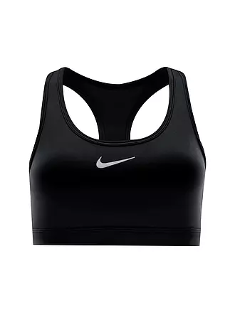 NIKE | Damen Sport-BH Swoosh Medium Support | schwarz