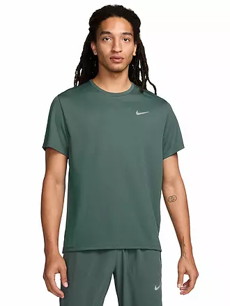 NIKE | Herren Laufshirt Dri-FIT UV Miler | dunkelgrün