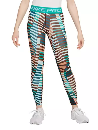 NIKE | Mädchen Fitnesstight Dri-FIT | petrol