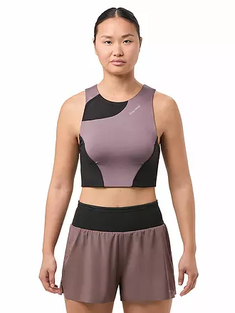 NNORMAL | Damen Lauftop Cropped | rosa